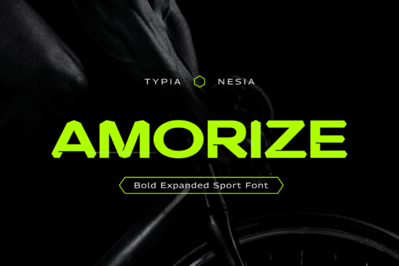 Amorize: A Modern Display Font for Bold Editorial Design
