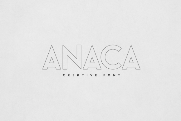 Anaca: A Display Font That Elevates Handmade Creations
