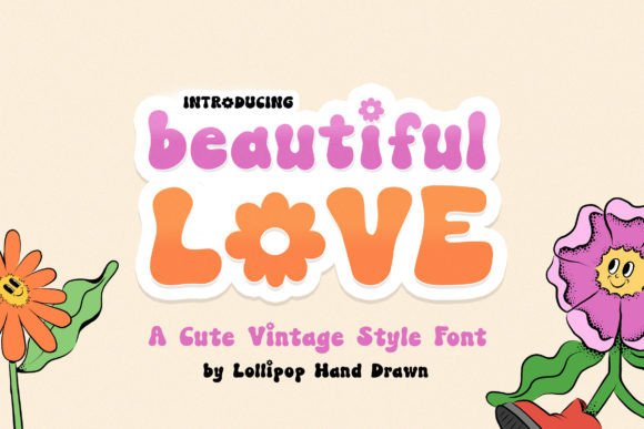 Beautiful Love Font for Handmade Creations and More