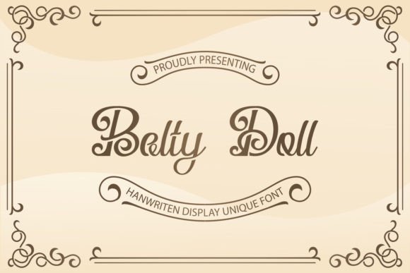 Belty Doll: A Vintage Display Font for Bold Branding