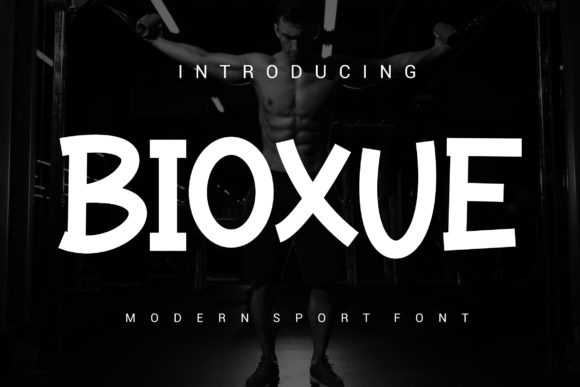 Bioxue: A Bold Display Font for Modern Branding