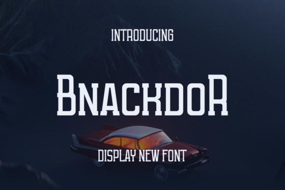 Bnackdor – A Modern Display Font for Professional Branding