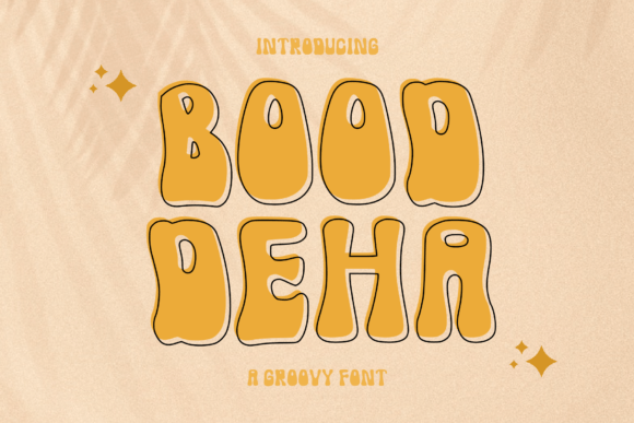 Bood Deha Font: A Groovy Display Typeface for Design Projects