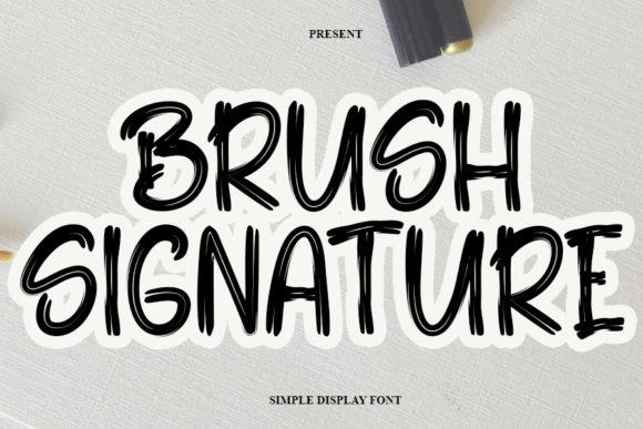 Brush Signature: A Modern Display Font with Classic Charm