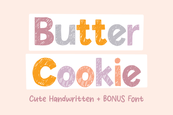 Butter Cookie: A Playful Display Font for Creative Projects