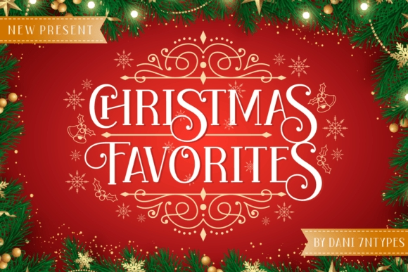 Christmas Favorites Font for Festive Editorial Design