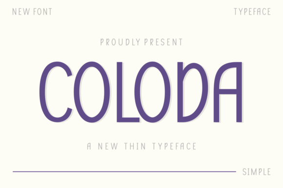 Coloda: A Display Font That Elevates Branding