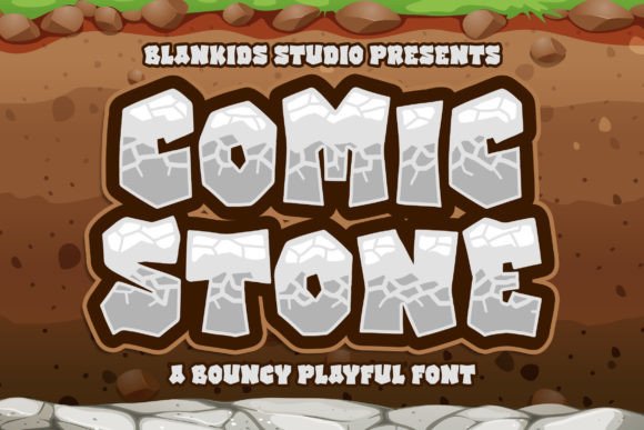 Comic Stone: A Playful Display Font for Creative Web Projects