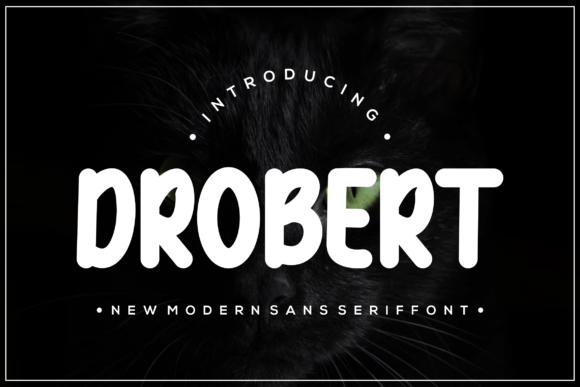 Drobert Display Font for Modern Branding and Visual Appeal