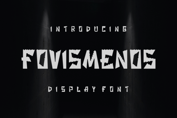 Fovismenos: A Cool Display Font for Creative Makers