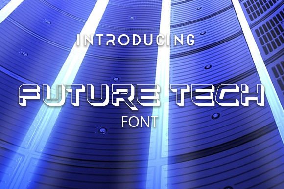 Future Tech Font: A Futuristic Display Font for Modern Design