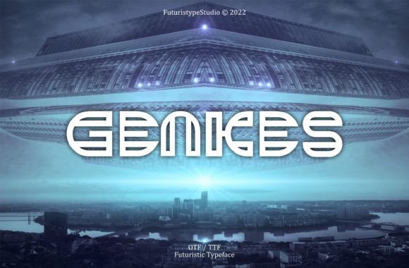 Genkes: A Futuristic Display Font for Modern Editorial Design