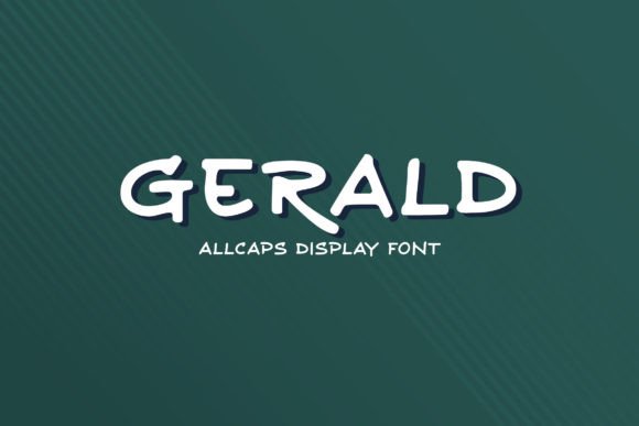 Gerald: A Handwritten Display Font for Creative Makers