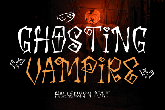 Ghosting Vampire: A Halloween Font with Editorial Charm