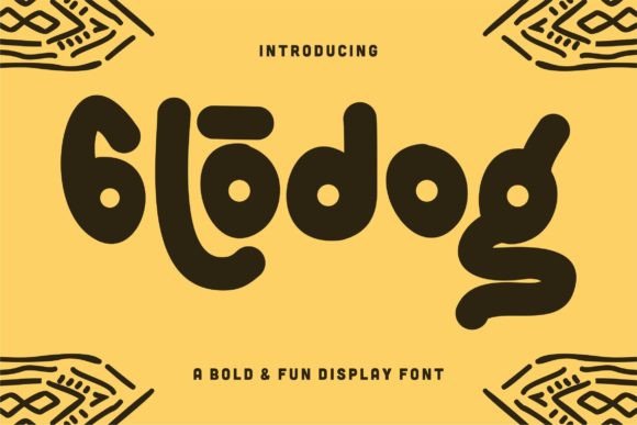 Glodog: A Playful Font for Creative Makers and Handmade Sellers