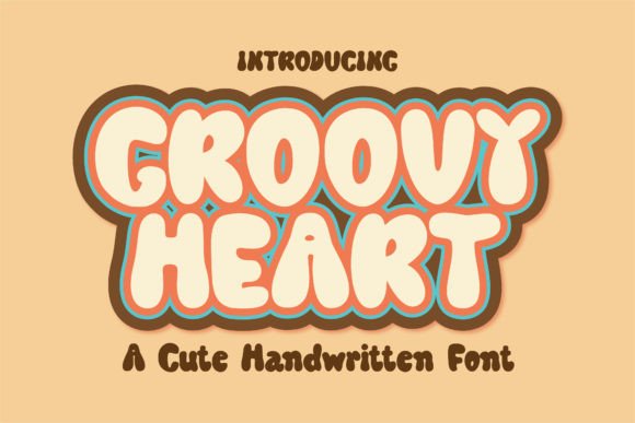 Groovy Heart: A Playful Display Font for Creative Projects