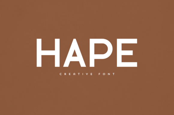 Hape Font for Elegant Editorial Design
