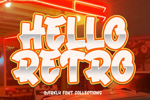 Hello Retro: A Timeless Display Font for Creative Projects