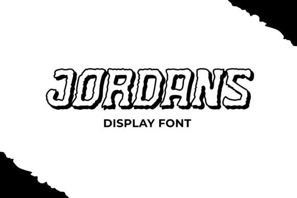 Jordans Display Font for Bold Editorial Design