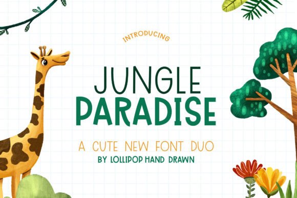Jungle Paradise Font for Playful Branding and Digital Campaigns