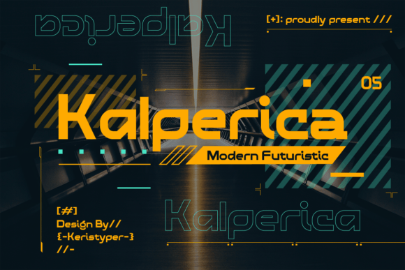 Kalperica: A Futuristic Font for Creative Makers