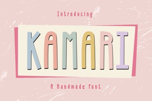 Kamari: A Simple Display Font for Polished Branding