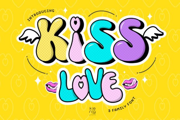 Kiss Love Font for Eye-Catching Campaign Designs