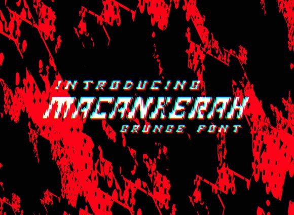 Macankerah: A Bold Display Font for Digital Projects
