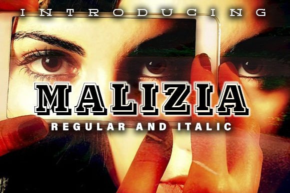 Malizia: The Shadowed Display Font That Elevates Your Campaigns