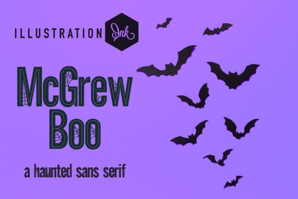 Mcgrew Boo: A Haunted Display Font for Halloween Designs