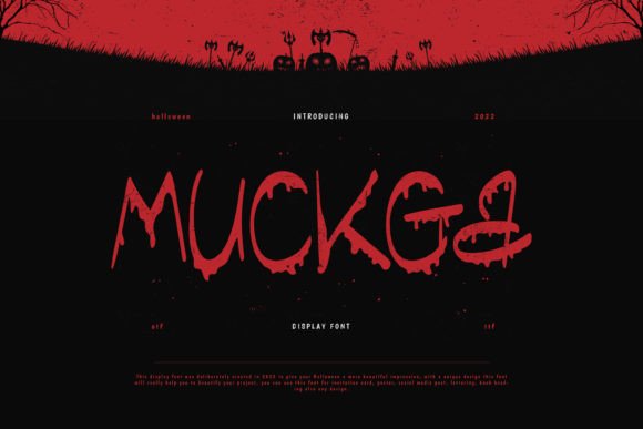 Muckga Font for a Spooky Brand Makeover