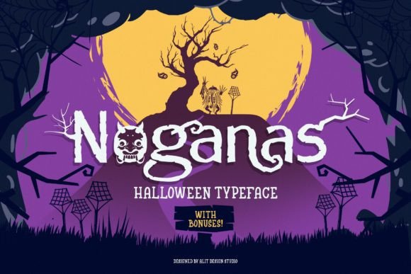 Noganas Font for Halloween-Themed Campaigns