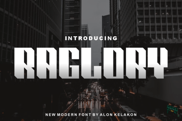 Raglory Font for Handmade Creations and Branding