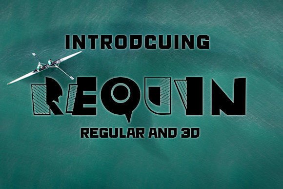 Requin: A Stylish Display Font for Editorial Projects