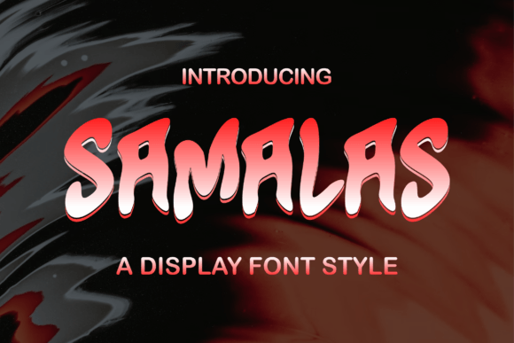 Samalas: A Modern Display Font for Elegant Editorial Design