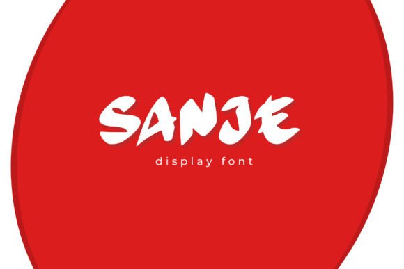 Sanje Font for Modern Japanese Style Design