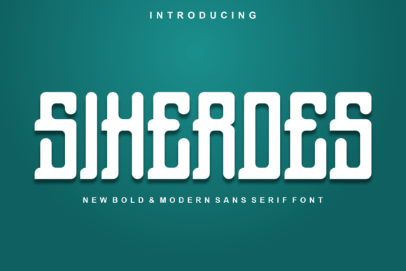 Siheroes: A Modern Display Font for Editorial Design