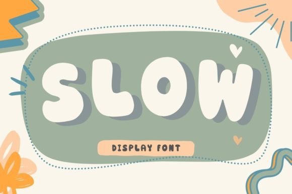 Slow Font for Eye-Catching Branding and Digital Campaigns