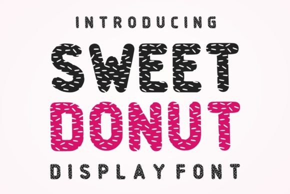 Sweet Donut: A Display Font for Winter and Holiday Branding