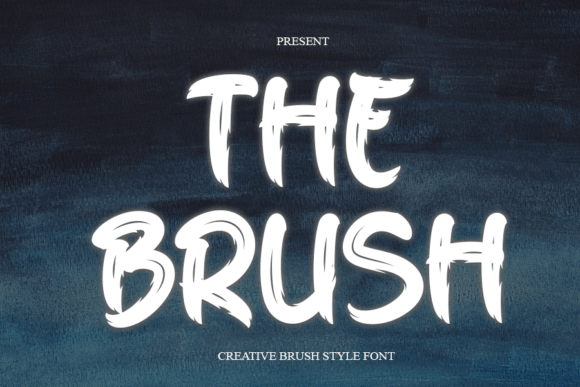 The Brush Font for Modern Editorial Design