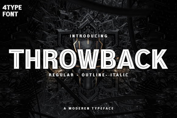 Throwback: A Bold Display Font for Modern Web Design